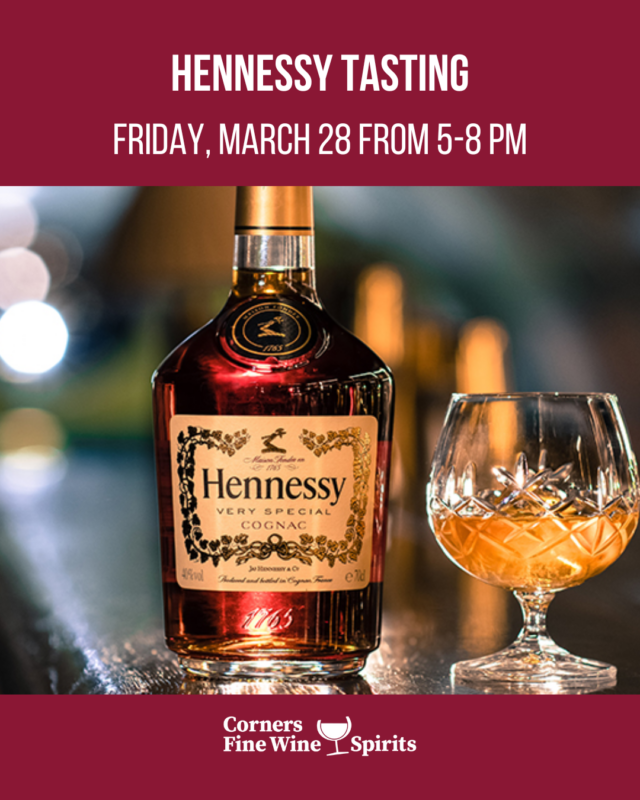 Hennessy Tasting on Friday, March 28